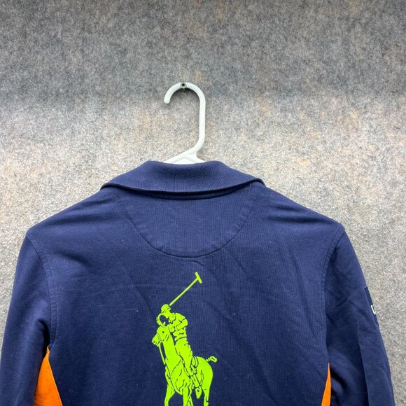 Vintage Ralph Lauren Jacket Women Small Blue US Open 2011 Tennis Bomber Big Pony - Picture 8 of 11